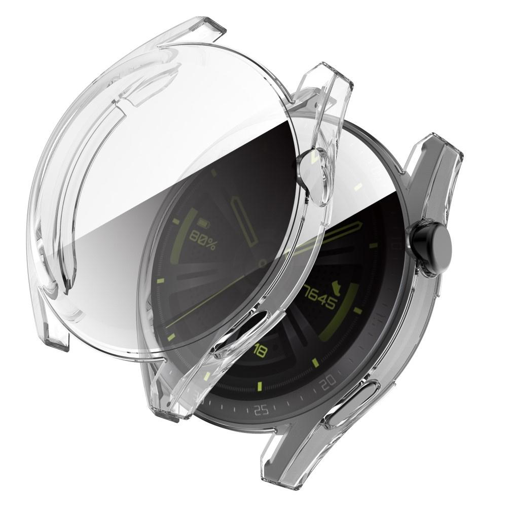 2in1 Case with Screen Protector for Huawei Watch GT 3 42mm, Transparent