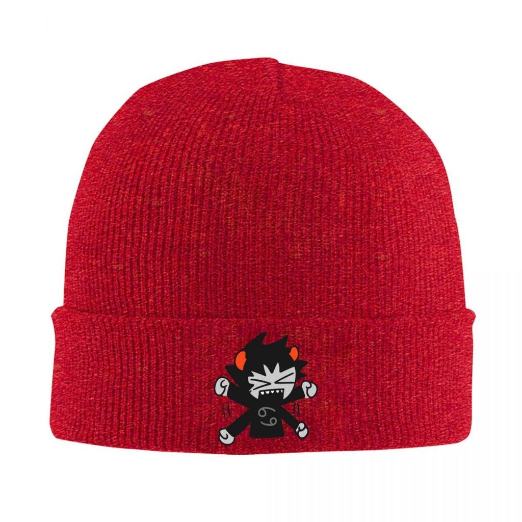 Homestucks Karkat Vantas Warm Knitted Cap Winter Knit Bonnet Hat Skullies Beanies Hip Hop Caps for Unisex