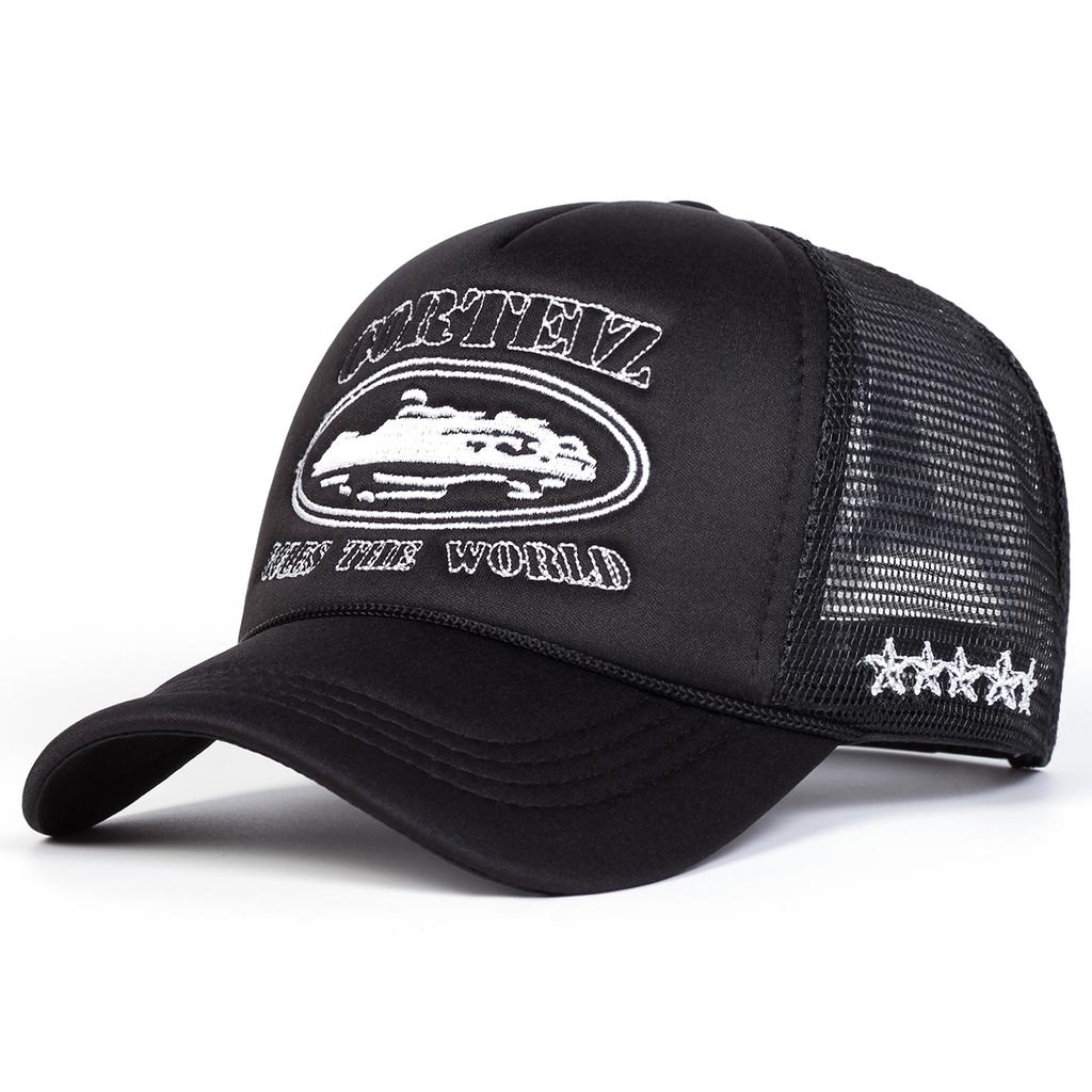 CORTEIZ Aircraft Carrier Hat - Pentagon Embroidery Adjustable Golf Baseball Cap Unisex