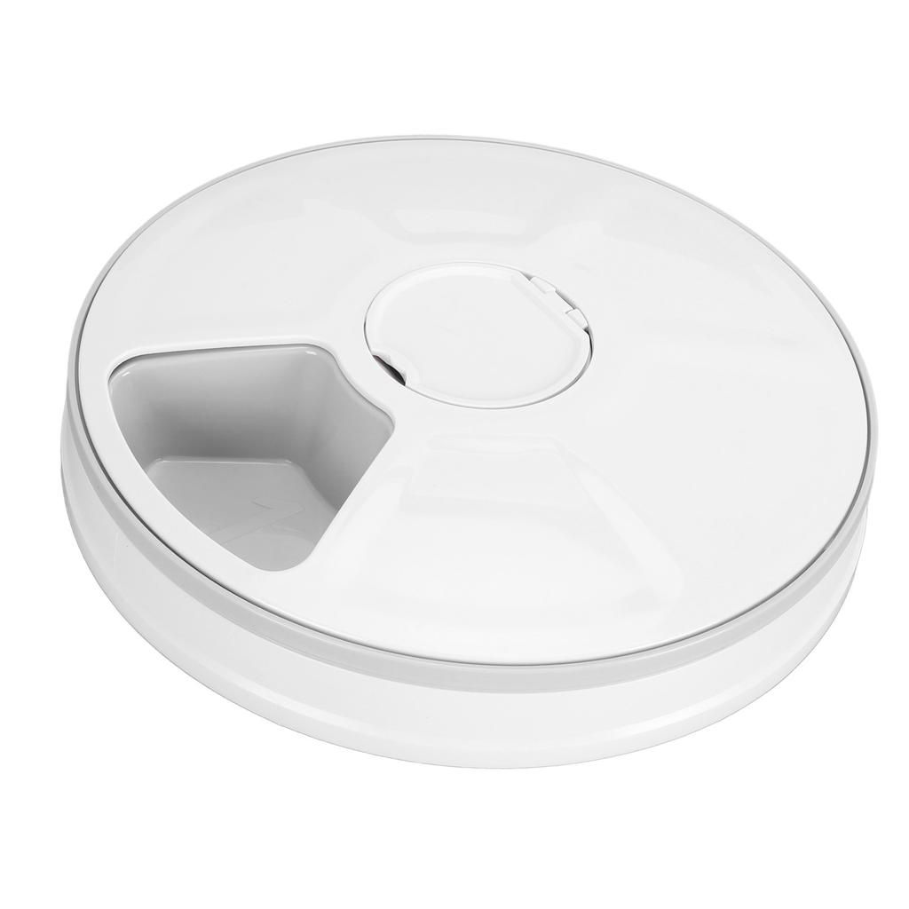 Automatic Pet Feeder Smart Easy To Use Round Dog Cat Timed Dry Food Dispenser with Portion Control