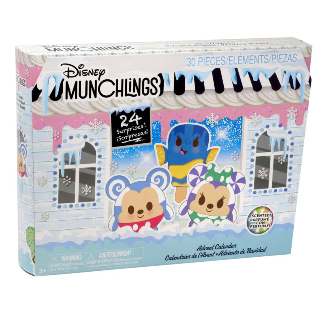 Disney Munchlings 2024 Advent Calendar 30 Scent and Color Reveal Pieces (Disney Munchlings)
