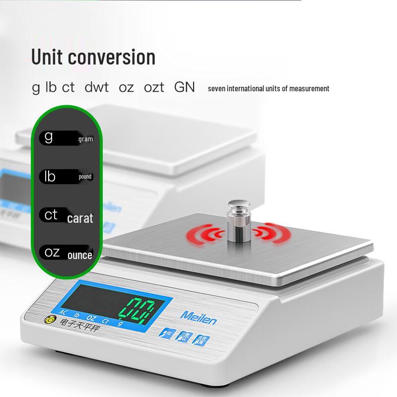 Meilen High-Precision Lab and Jewelry Electronic Balance (CN Version)