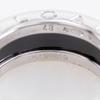 Bvlgari Zachraňte děti Prsten Stříbro925/Černá keramika #4.3(Velikost USA) 5.9g Ženy Použité