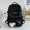 New Japanese schoolbag female ins campus students junior high school senior sense backpack large capacity tooling backpack