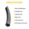Car Door Edge Guard Molding Trim Protectors Strip 16ft U Shape Rubber Seal Black
