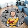 Onepunch Man Round Area Rug Carpet Rug For Living Room Bedroom Sofa Playroom Decor Nonslip Floor Mat