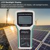 1800W Solar Panel Multimeter 120V Tester Photovoltaic Panel Multimeter Tester MPPT Photovoltaic Power Meter with LCD Backlight
