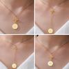 Cazador Witch Knot Tetragrammaton Pentagram Pendant Necklace Stainless Steel Vintage Double Amulet Protection Necklaces Jewelry