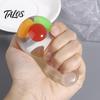Sensory Fidget Toys 3Pcs Clear Stress Ball for Anxiety Relief, Squeeze with Kids Colorful Beads Inside, Reduction Transparent Toy Relief Balls