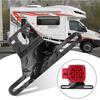 Universal Trailer License Plate Holder Aluminum Alloy Car Tag Frame Plate Holder  Trailer