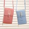 Urban Minimalist Women's Touchscreen Crossbody Bag – Multifunctional Card Holder & Coin Purse 