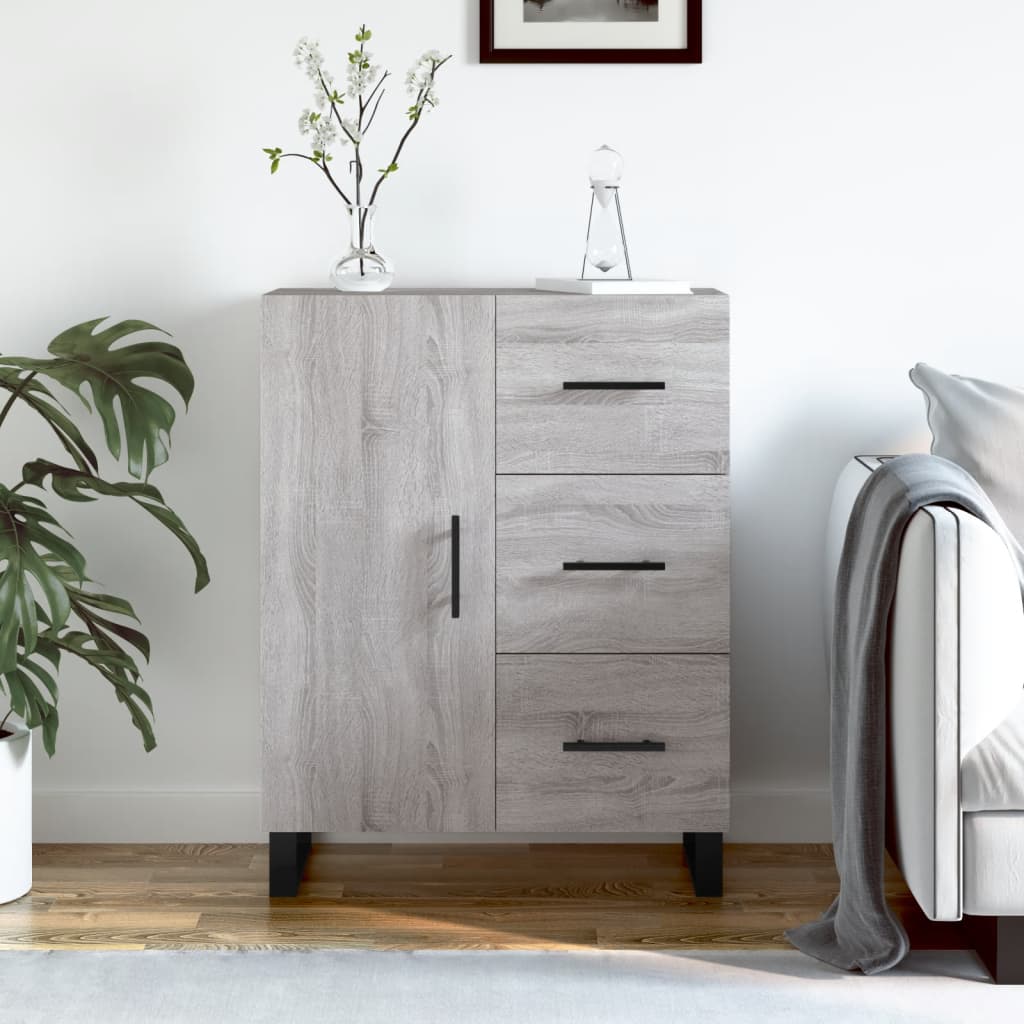Sideboard Gray Sonoma 69.5 x 34 x 90 cm Particleboard
