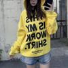 Amerykański Nadruk Listowy Vintage Bluzy Damskie Ubrania Luźne z Kapturem Jesień Zima Polar Casual Długi Rękaw Szykowna Bluza