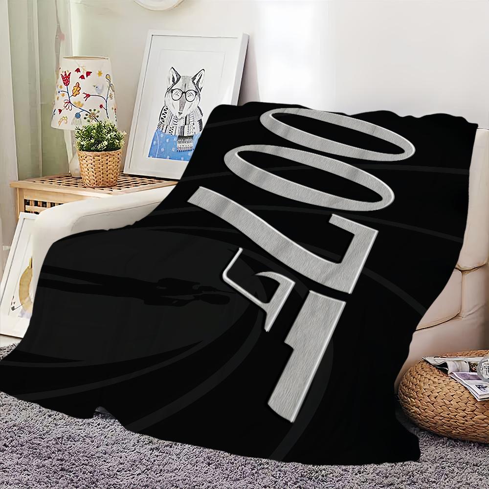 Coperta Speciale J-James B-Bonds Agente Sospense Viaggio e Regalo Comfort Morbido Peluche Adatto per Divano Soggiorno Ufficio Camera da Letto