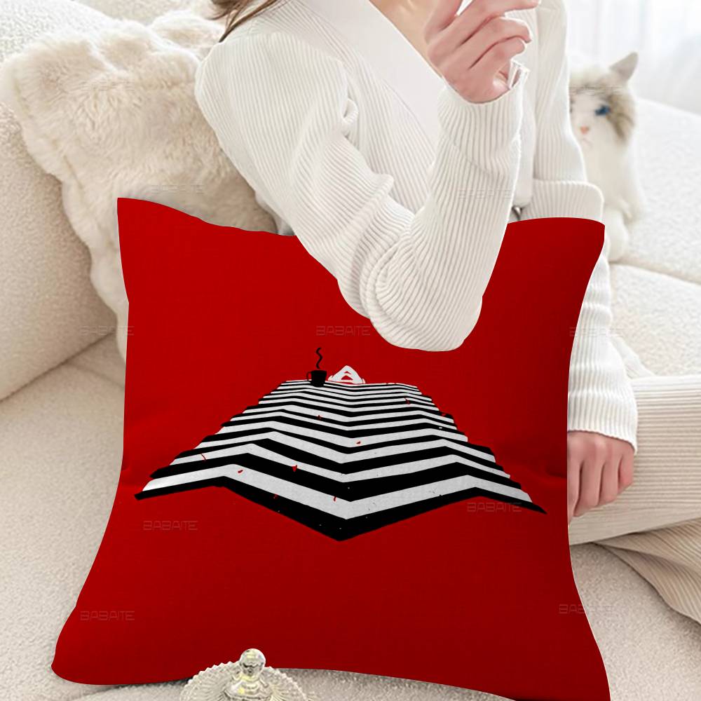 Vintage Twin Peaks Movie Cushion Cover Decorative Pillow Sofa Home Decor Case Pillow Cases