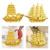 Sailing Boat Decor Sailing Ship Model Art Sculpture Figurine Feng Shui Decor for