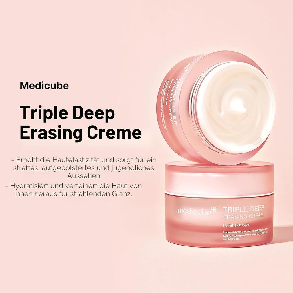 [medicube] Crema Triple Colágeno (Colágeno+Ácido Hialurónico+Niacinamida+Manteca de Karité) l Hidratante