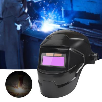 Solarbetriebener Schweißhelm mit automatischer Verdunkelung, LCD-Display, transparentes Schweißschild, Schleifhaube, Sicherheitsausrüstung