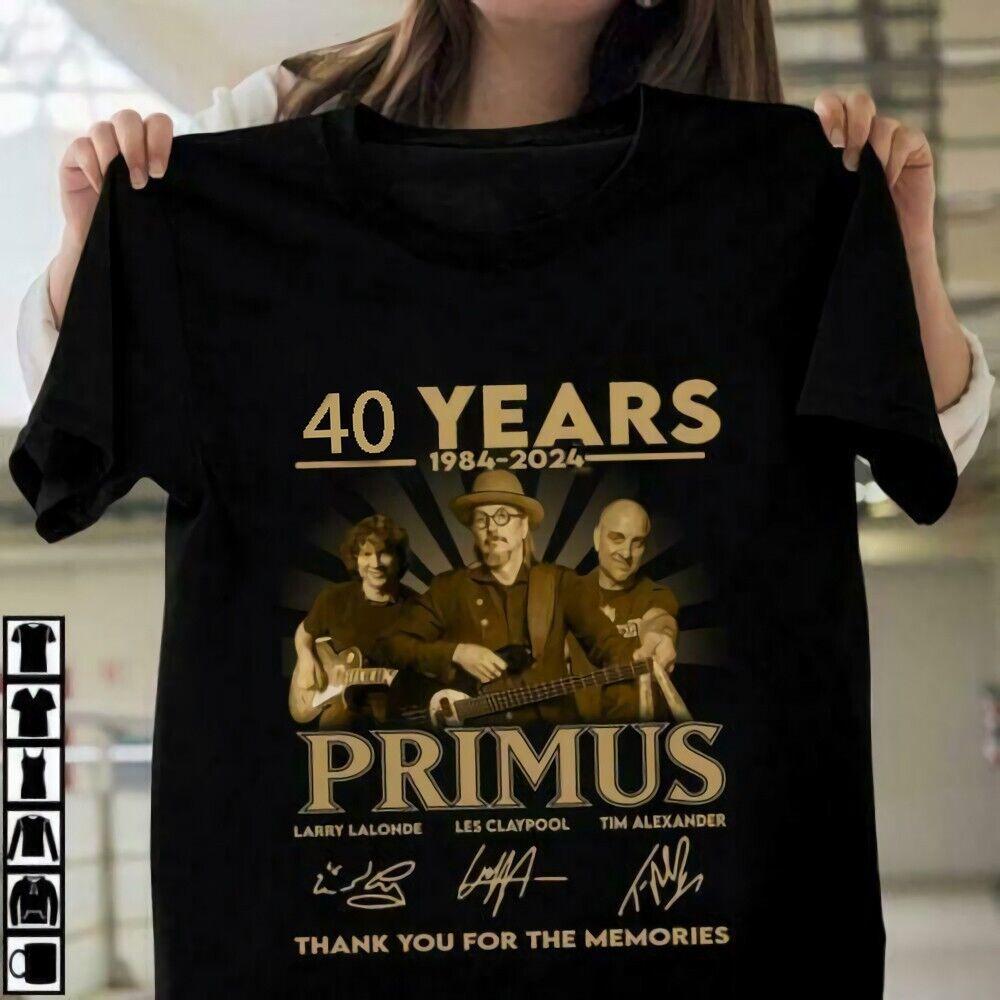 Primus Band 40 years thank you for the memories Size S To 4XL Shirt Unisex T-Shirt XL
