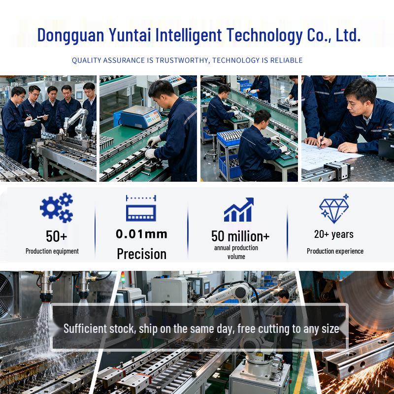 SFI Series 1605 Silent Rolling Ball Screw and Guide Rail