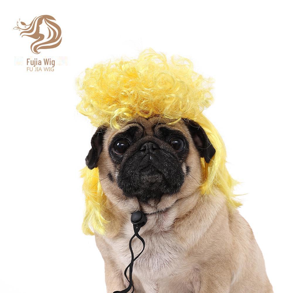 Holiday Pet Wigs: Fun Afro Styles for Cats and Dogs