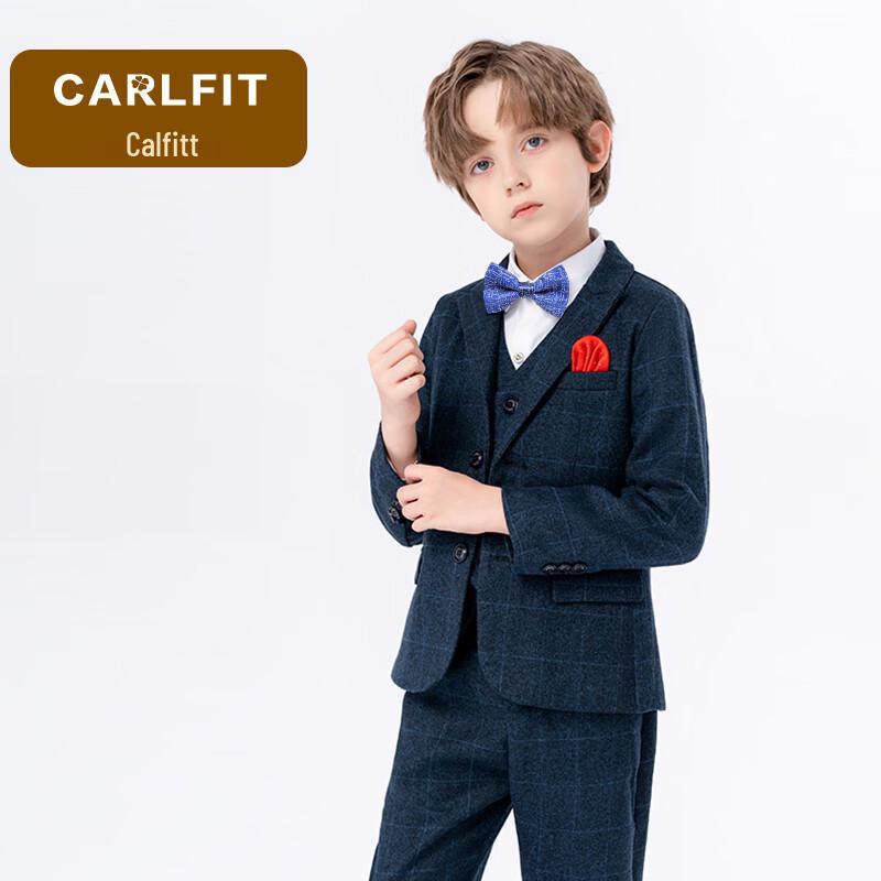 

Дитячий синій класичний костюм Carfilte 130