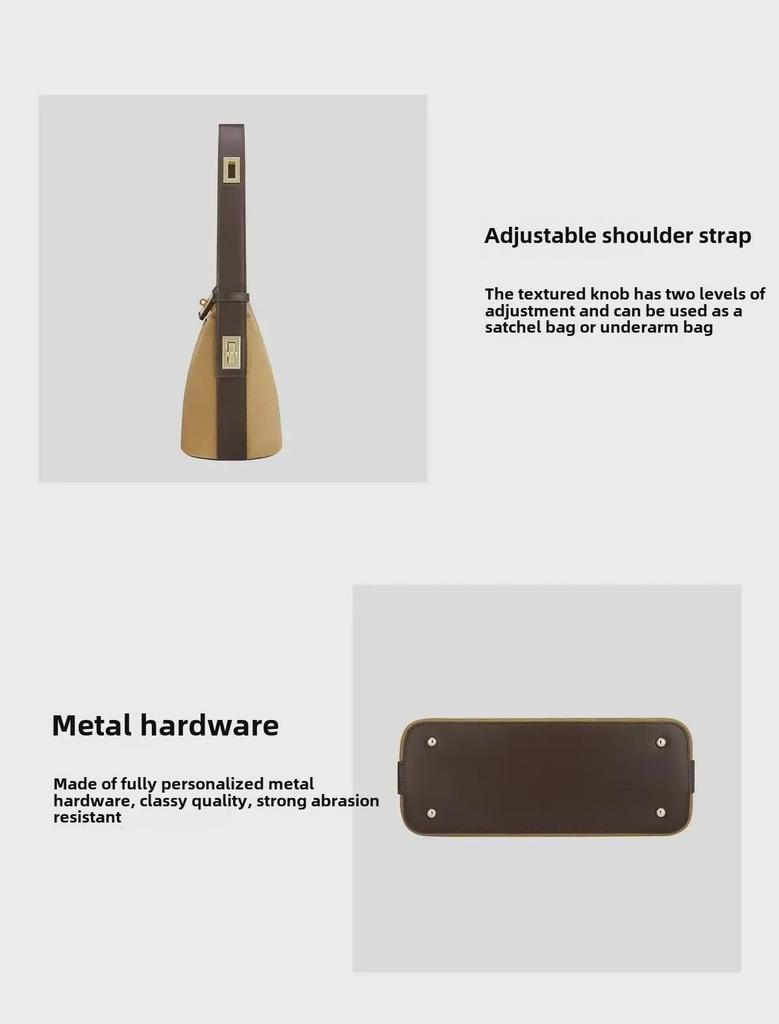 Verified French Chic Crescent Shoulder & Handheld Hobo Bag