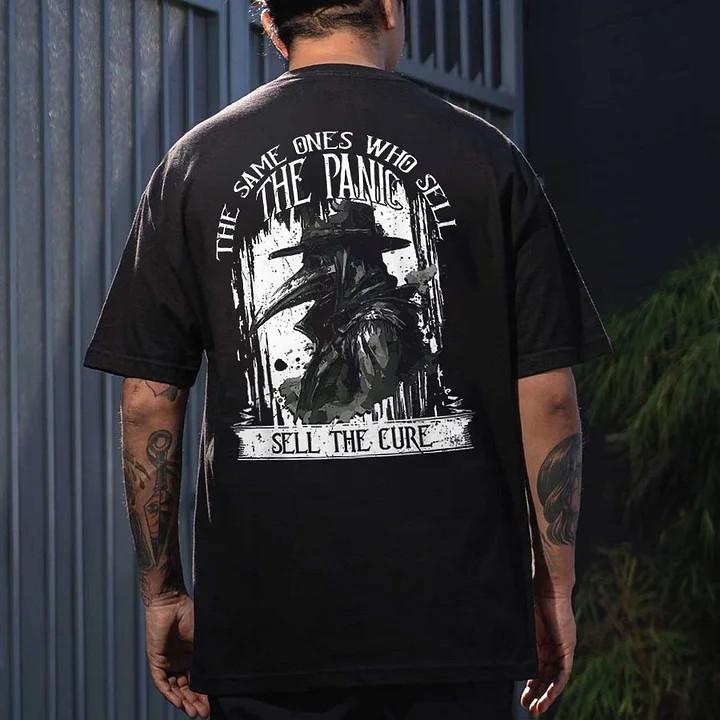 The Same Ones Who Sell The Panic Sell The Cure T-shirt S-4XL S разноцветный