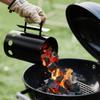 Modern Fire Starter Bucket For Charcoal Barbecue Outdoor Cooking With High Grade Powder Coated Material