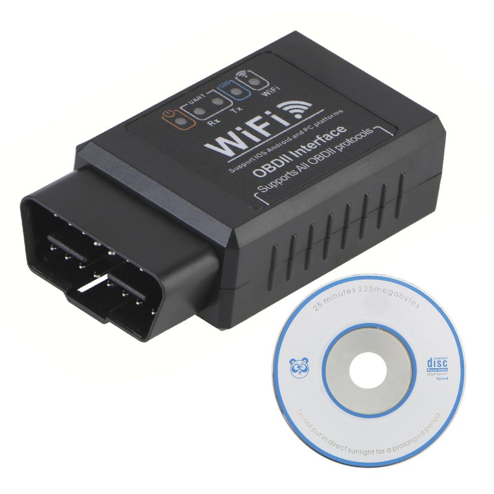 Automotive Diagnostic Scanner for iOS & Android OBD2 Car Detector ELM327 WIFI Check Engine Light Diagnostic Tool OBDII Scan Tool