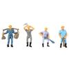 Workers Figures 12 Pcs 4 Poses Figures High Quality
