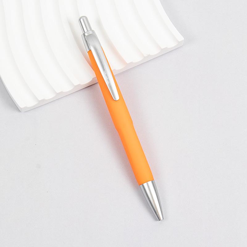 Business Gift Colored Spray Ballpoint Pen with Logo for Advertising, Hotels, and Meetings