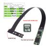 xiwai NGFF NVME SSD Extender Card Flexible Express Extension Cable 30cm Right Angle 90 Degree Riser Adapter for Mainboard SSD M-Key PCI-E 4.0