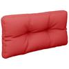 2 Piece Pallet Cushions Red Fabric