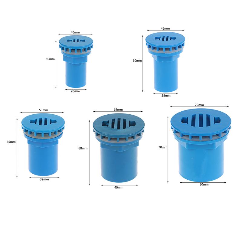 20~50Mm Pvc Pipe Straight Aquarium Butt Fish Tank Outlet Drainage Connector Seafood Pool Drain Fitting Diy Aquarium Tube Joints