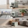 Litter Box with Closed Stainless Steel Drawer