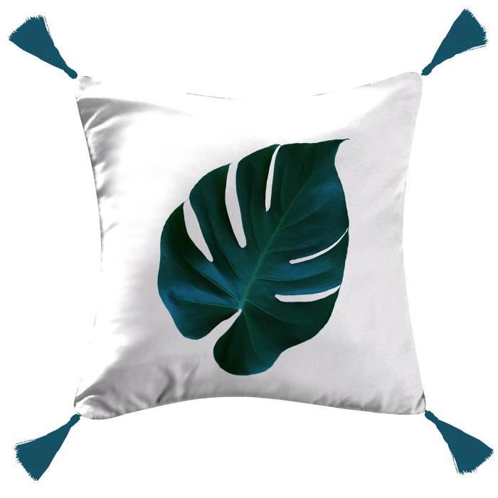 Coussin - LIGNE DECOR - Brazilia - 40 x 40 cm - 100% coton - Déhoussable
