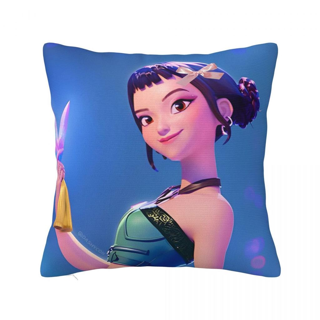 Home Decoration KPop Demon Hunters Huntrix Pillowcases Merch Pillow Cover Zipper Multi-Size