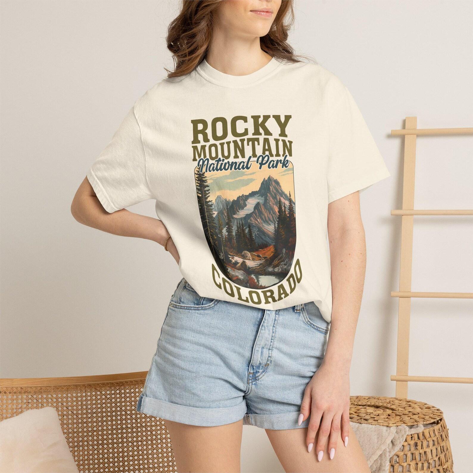 Vintage Rocky Mountain Colorado National Park T-shirt | Comfort Colors 3XL