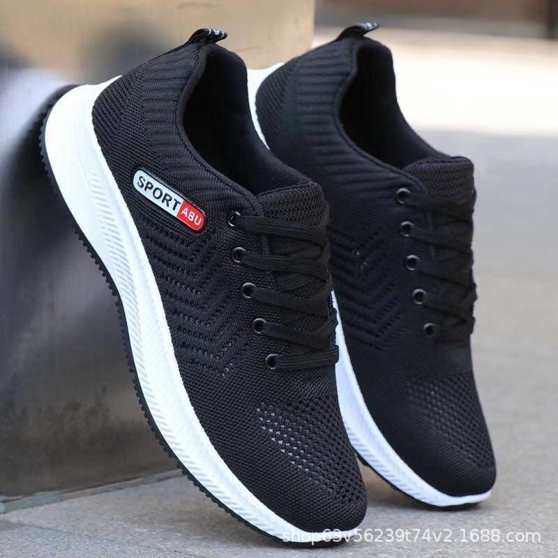 

Trendy sports shoes men s summer mesh breathable casual shoes soft sole comfortable running shoes fashion single shoes batch 44