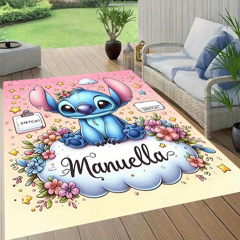 1pc Stitch Pattern Area Rug Soft Flannel Floor Mat for Living Room,Office,Bedroom and Carpet,Sofa Coffee Table Floor Mat
