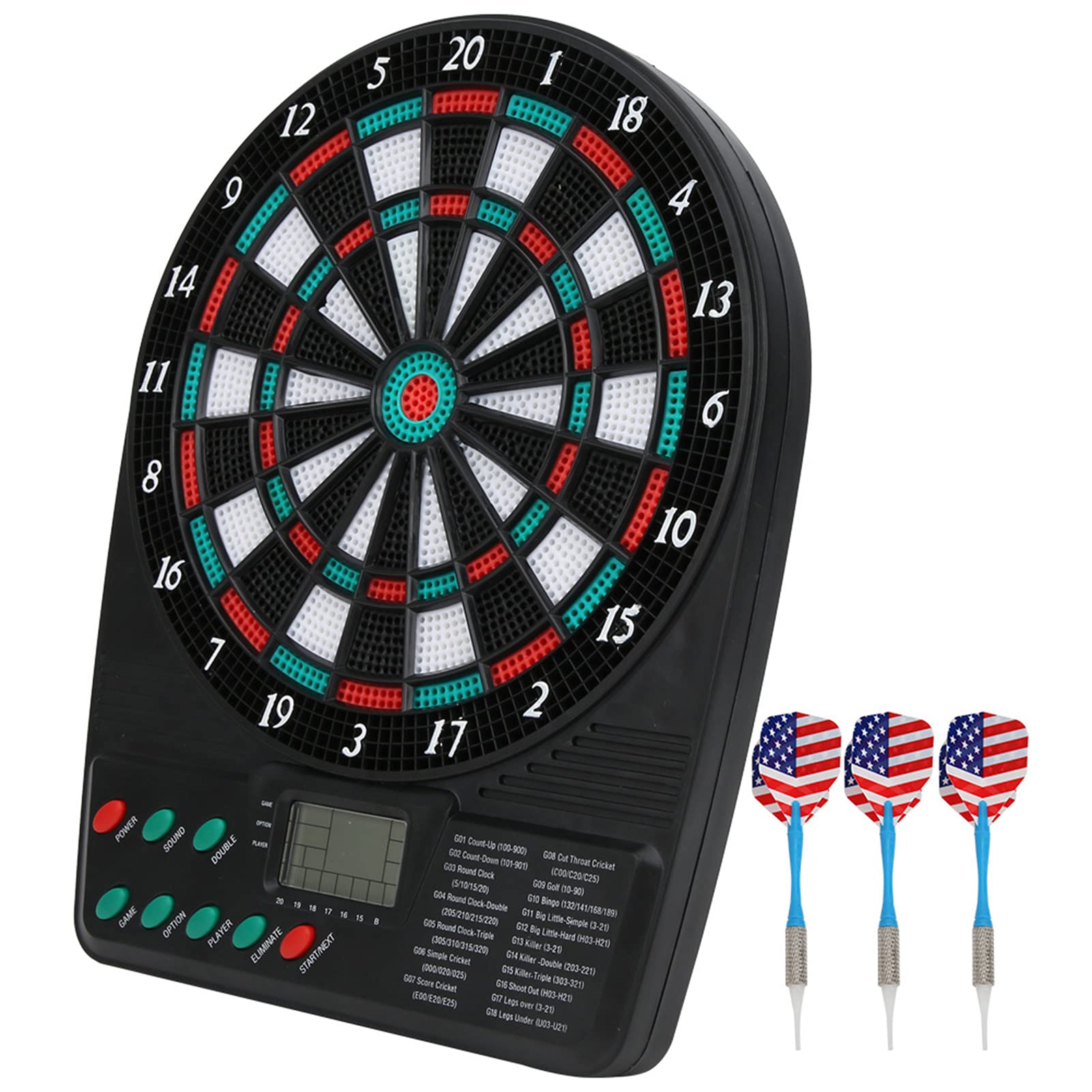 

Electronic Dartboard, Electronic Darts Automatic Scoring Soft Dartboard Set Family Leisure Target Entertainment