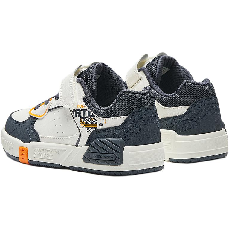 Anta Kids Rubiks Cube Lifestyle Series Personalized Fashion Trendy Versatile Low-Top Kids Skate Shoes Kids Sneaker 312539932