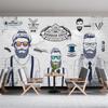 Hair Salon Wall Murals Hairdressing Salon 3d Wallpaper Barbershop Background Wall Mural