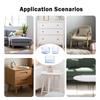 Square/Round Anti-Noise Chair Leg Cap Rubber Feet-Protector Pads Non-slip Transparent Table Feet Covers Furniture Leveling Feet