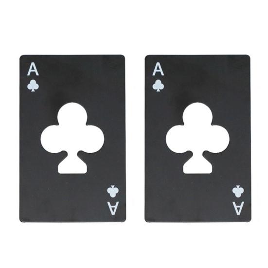 2/3Pcs Poker Card Bottle Opener Heavy Duty Stainless Steel Spade A Manual Beer Bottle Can Opening Tool Kitchen Gadget Seniors Arthritis Chef Gift