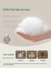 2025 Winter Kids' White Duck Down Hooded Jacket - Warm, Casual Outerwear for Boys and Girls