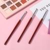 3 Pcs Nail Art Brush Ombre Nail Brush Wooden Ombre Nails Art Gradient Painting Brushes Gradual Color Blooming Nails Drawing Pen Manicure Gel Polish