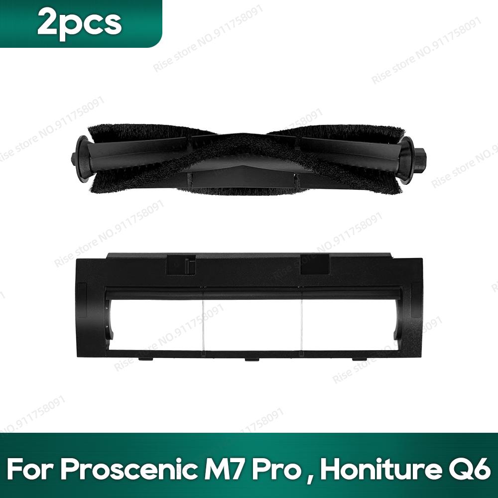 Kompatibel für Lenovo t1s Pro Proscenic M7 Pro, Honiture Q6 Zubehör Roboterstaubsauger Walzenbürste Hepa-Filter Wischtuch Staubbeutel Teile