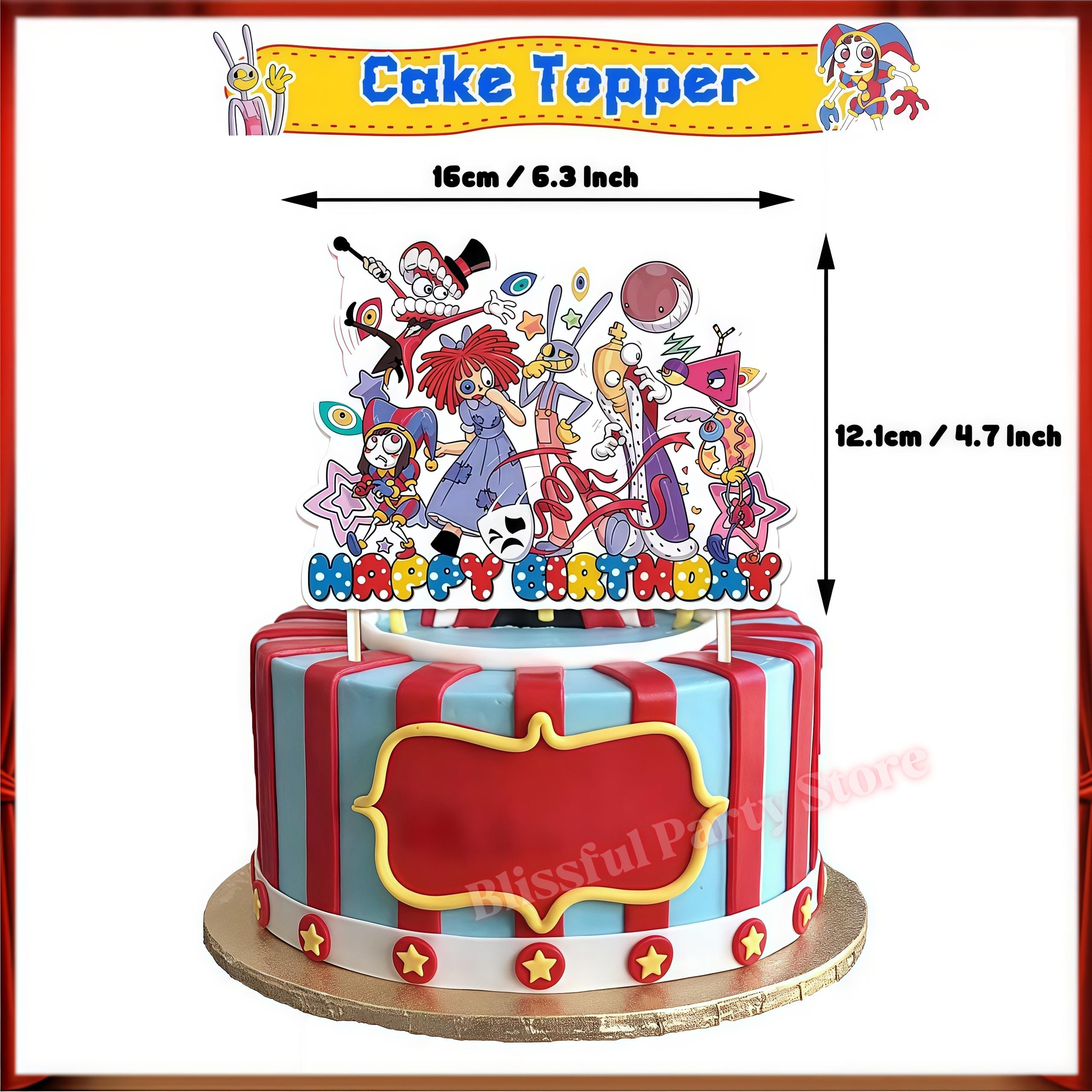 

Amazing Digital Circuses Birthday Party Decoration Tableware Cup Plate Balloon Cake Topper Kids Event Supplies Baby Shower Favor others